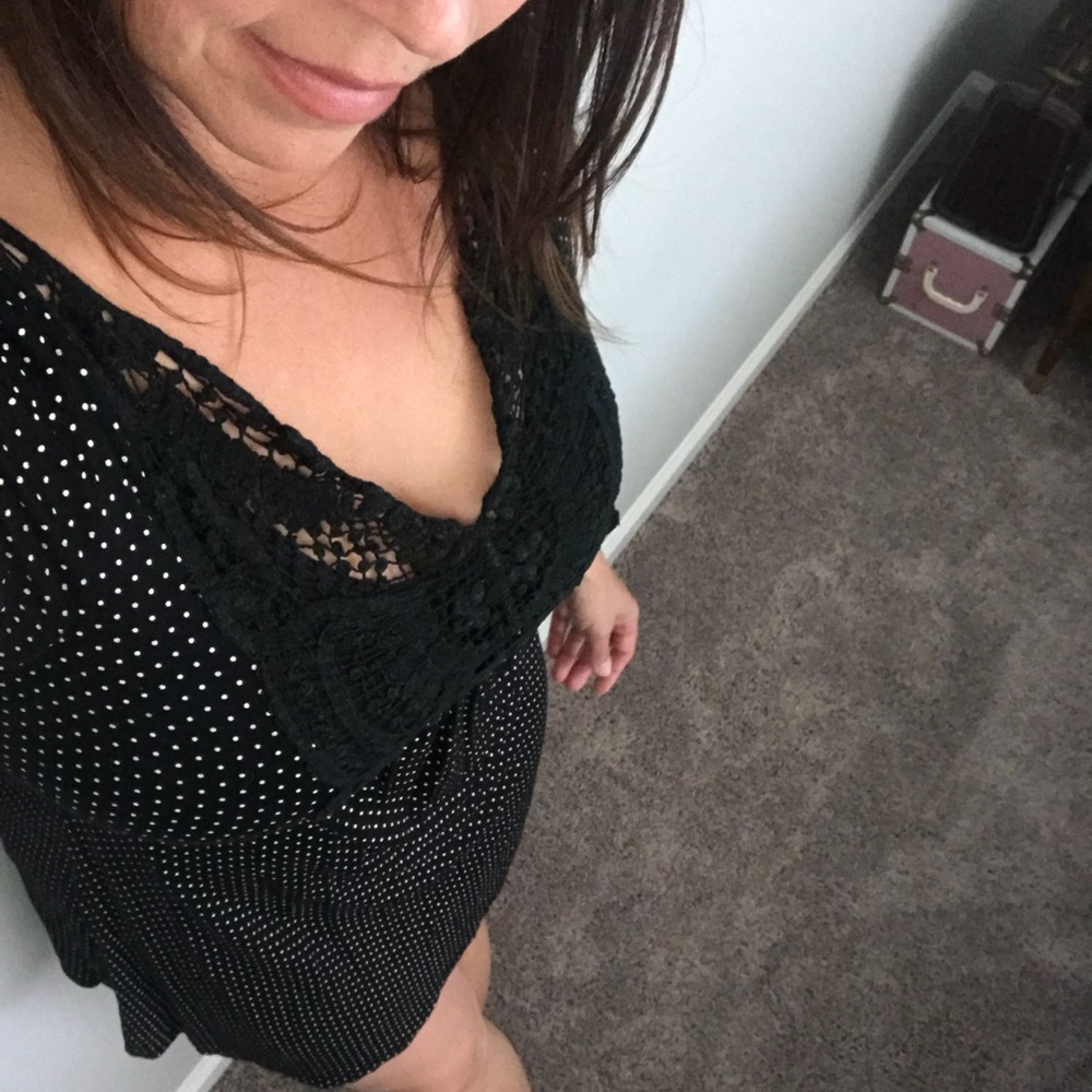 Urban Outfitters Black cotton dress 💓